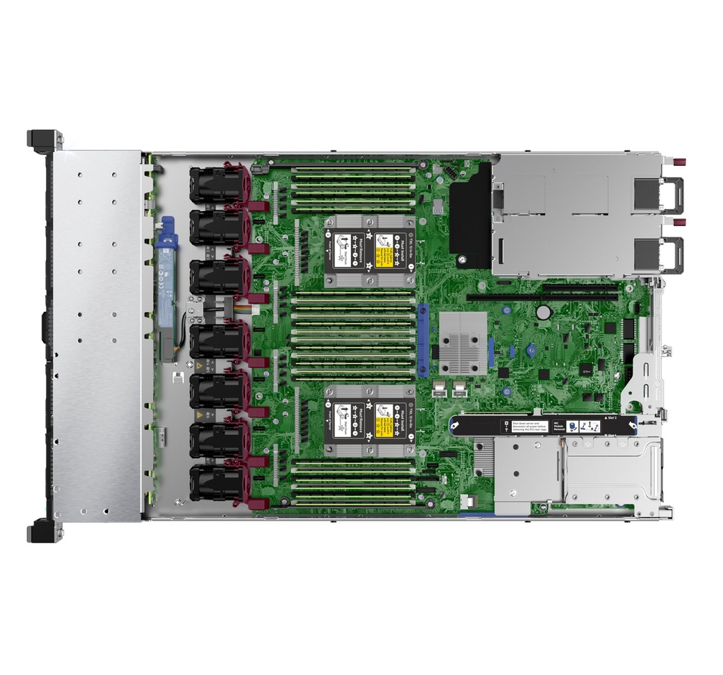 [HPE-P56951-421] HPE ProLiant DL360 Gen10 4214R 2.4GHz 12-core 1P 32GB-R MR416i-a 8SFF BC 800W PS Server