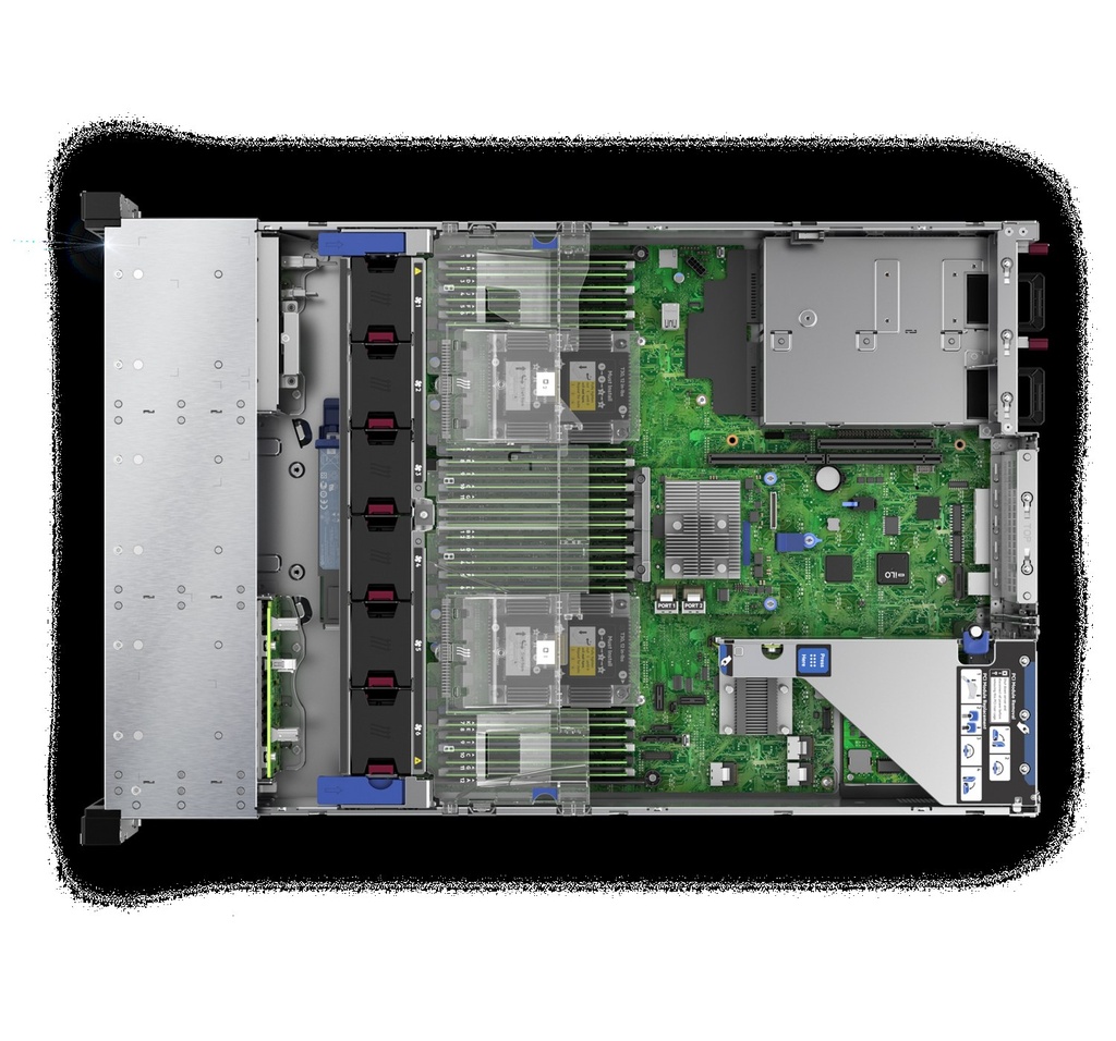 [HPE-P56963-421] HPE ProLiant DL380 Gen10 4214R 2.4GHz 12-core 1P 32GB-R MR416i-p 8SFF BC 800W PS Server