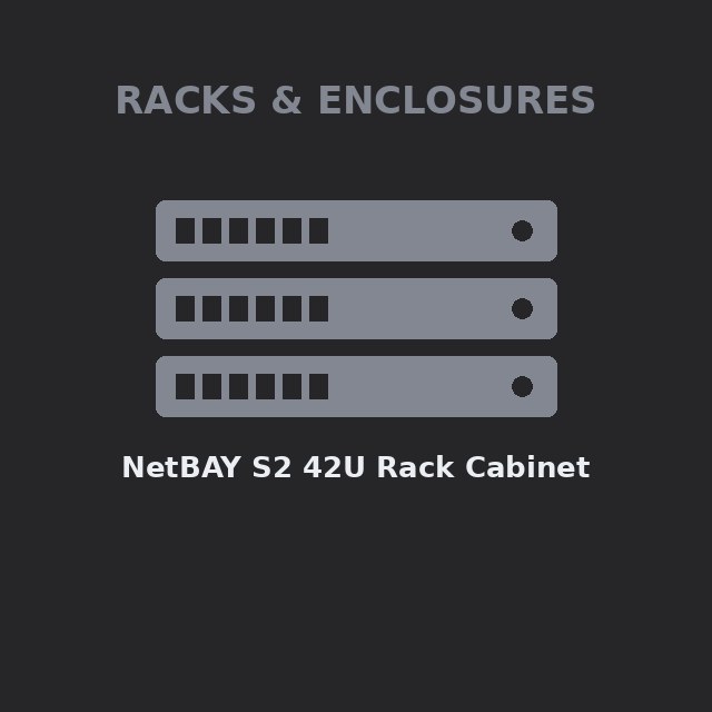 [LEN-9307RC4-KIT] NetBAY S2 42U Rack Cabinet