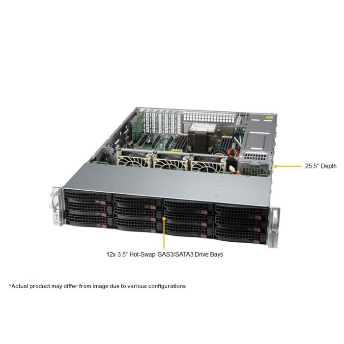 [SUPERM-G-520P-ACTR12L-KIT] Supermicro SSG-520P-ACTR12L 2U Rackmount UP SuperStorage Server