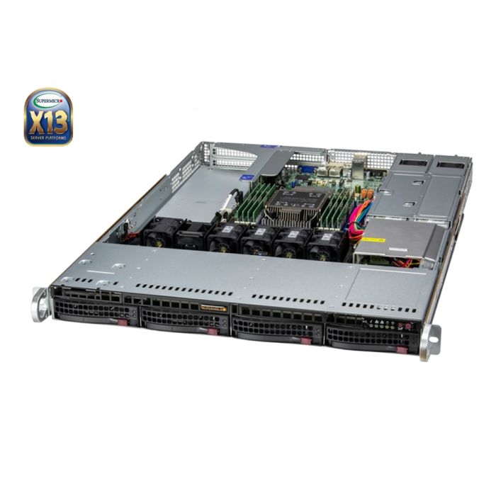 [SUPERM-YS-511E-WR-KIT] Supermicro SYS-511E-WR 1U Rackmount X13 UP WIO SuperServer