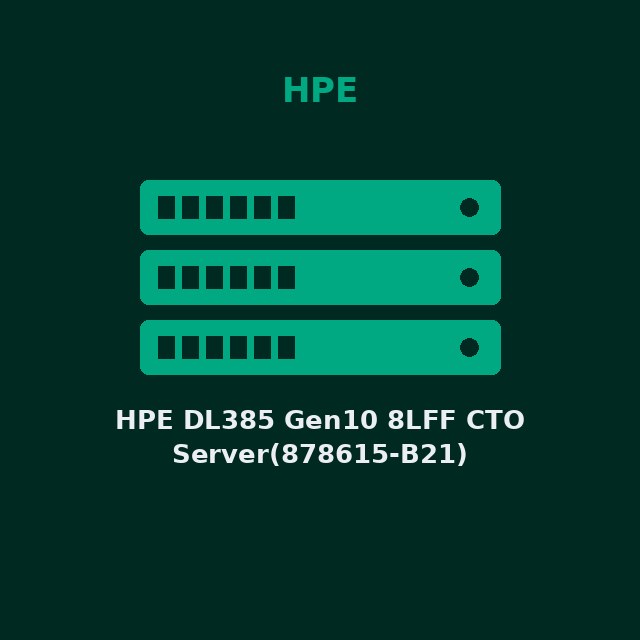 [HPE-878615B21-KIT] HPE DL385 Gen10 8LFF CTO Server(878615-B21)