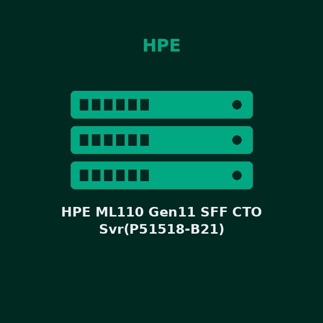 [HPE-P51518B21-KIT] HPE ML110 Gen11 SFF CTO Svr(P51518-B21)