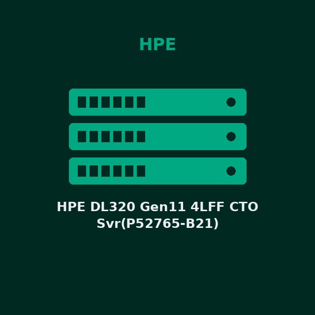 [HPE-P52765B21-KIT] HPE DL320 Gen11 4LFF CTO Svr(P52765-B21)