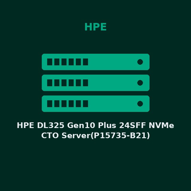 HPE DL325 Gen10 Plus 24SFF NVMe CTO Server(P15735-B21)