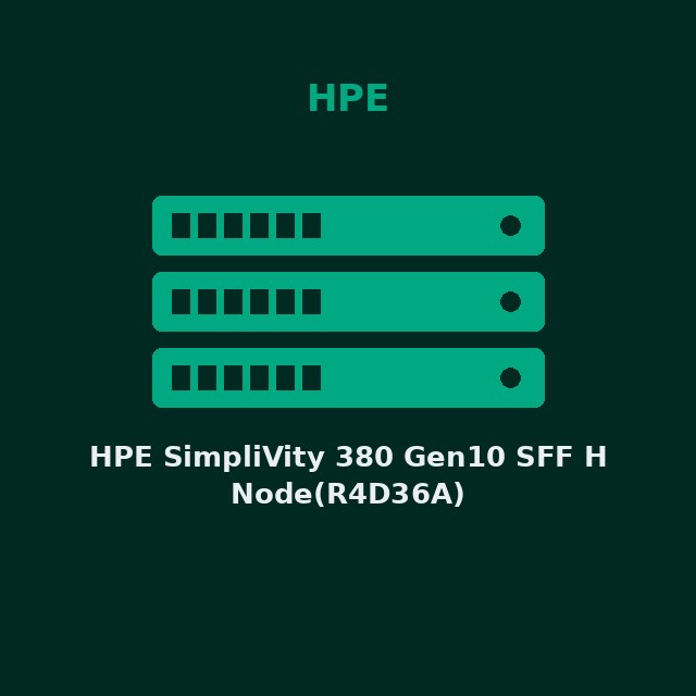 HPE SimpliVity 380 Gen10 SFF H Node(R4D36A)