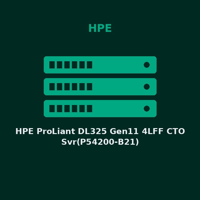 HPE ProLiant DL325 Gen11 4LFF CTO Svr(P54200-B21)