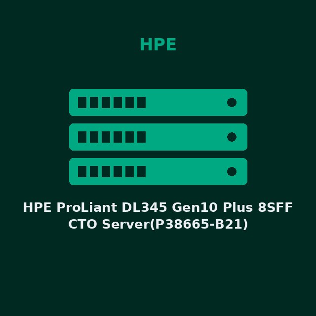 HPE ProLiant DL345 Gen10 Plus 8SFF CTO Server(P38665-B21)
