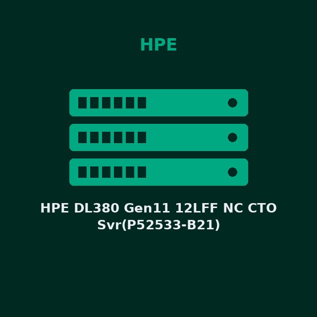HPE DL380 Gen11 12LFF NC CTO Svr(P52533-B21)