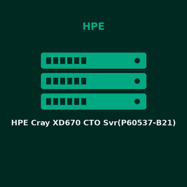 HPE Cray XD670 CTO Svr(P60537-B21)