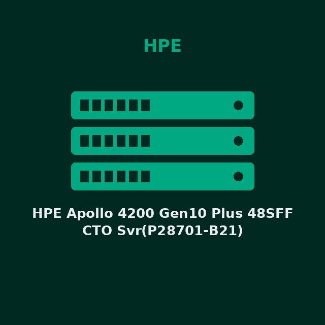 HPE Apollo 4200 Gen10 Plus 48SFF CTO Svr(P28701-B21)