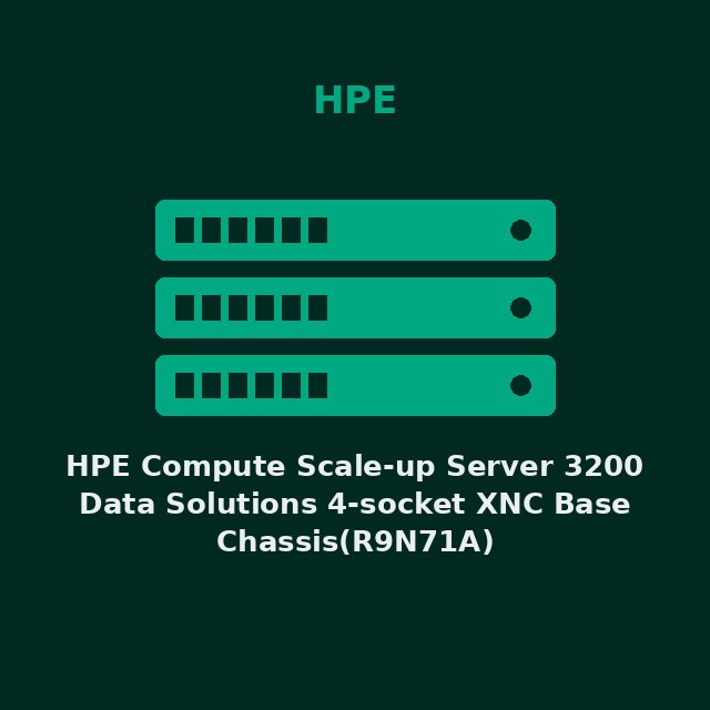 HPE Compute Scale-up Server 3200 Data Solutions 4-socket XNC Base Chassis(R9N71A)