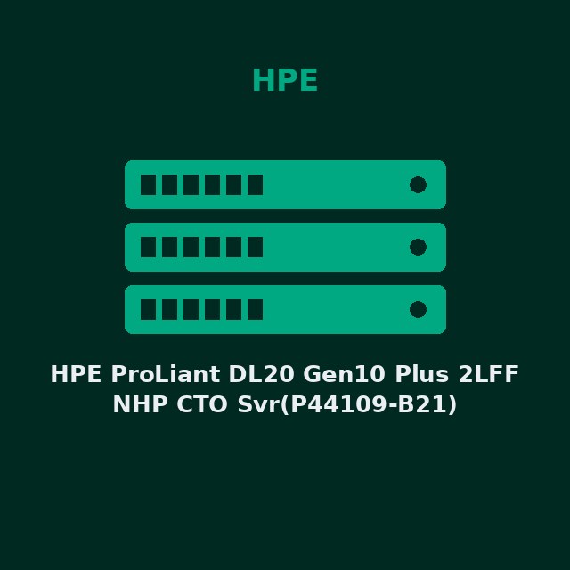 HPE ProLiant DL20 Gen10 Plus 2LFF NHP CTO Svr(P44109-B21)