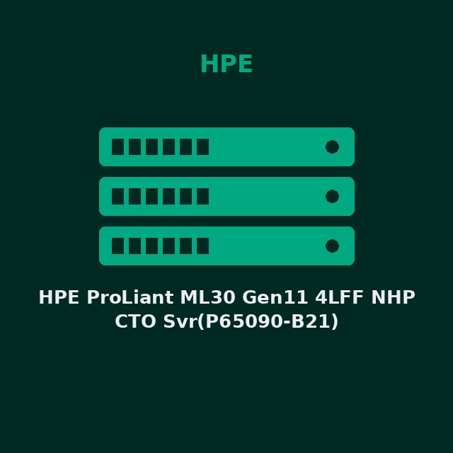 HPE ProLiant ML30 Gen11 4LFF NHP CTO Svr(P65090-B21)