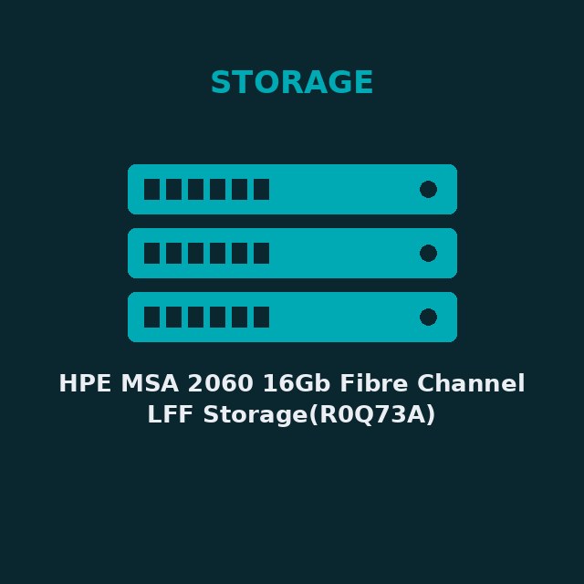 [HPE-R0Q73A-KIT] HPE MSA 2060 16Gb Fibre Channel LFF Storage(R0Q73A)