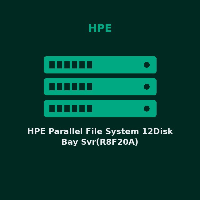 HPE Parallel File System 12Disk Bay Svr(R8F20A)