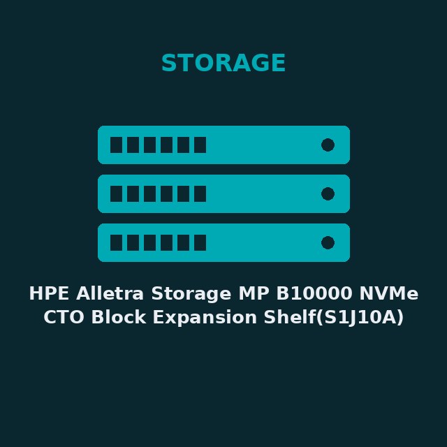 [HPE-S1J10A-KIT] HPE Alletra Storage MP B10000 NVMe CTO Block Expansion Shelf(S1J10A)